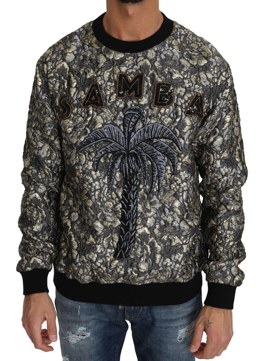 Pull ras du cou Dolce &amp; Gabbana Samba Jacquard Palm