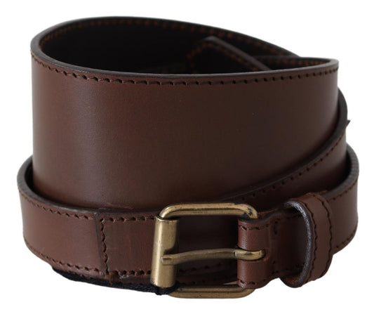 Ceinture élégante en cuir rustique doré PLEIN SUD