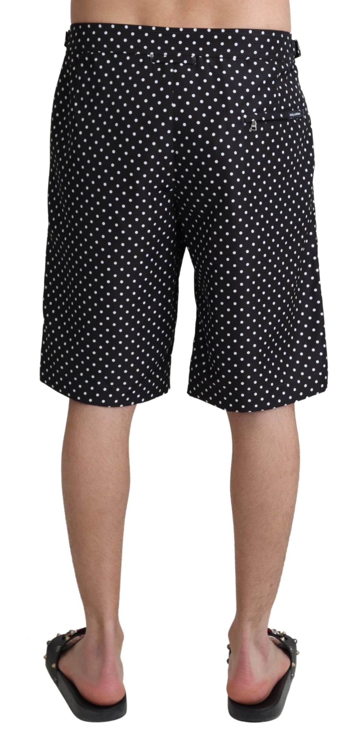 Boxer de bain Dolce &amp; Gabbana à pois élégants