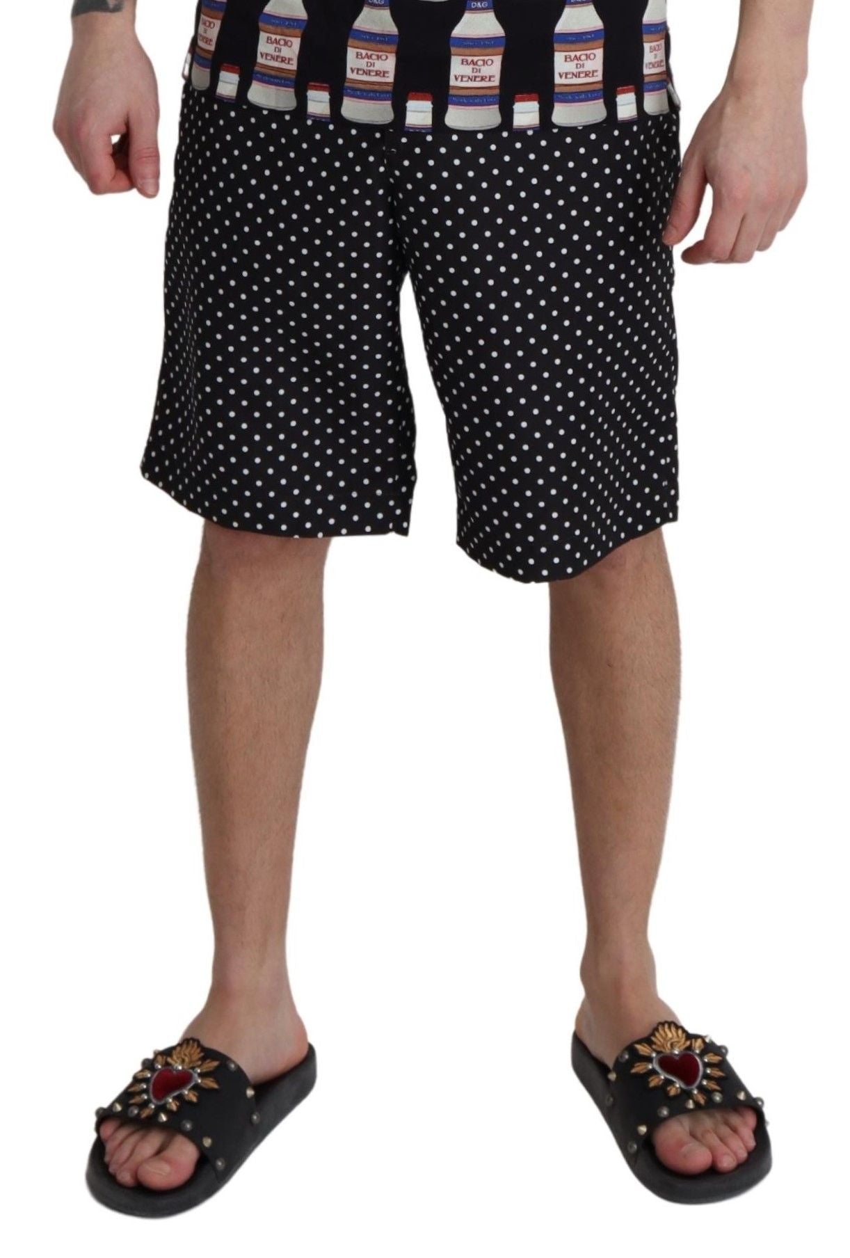 Boxer de bain Dolce &amp; Gabbana à pois élégants