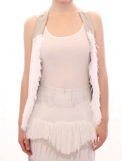 Cardigan chic à franges et dos ouvert Arzu Kaprol
