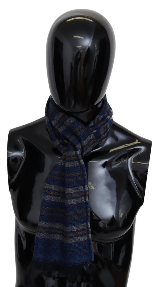 Écharpe en laine multicolore Missoni Chic unisexe à franges