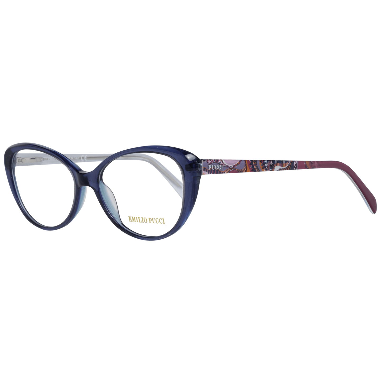 Emilio Pucci Chic Blue Full-Rim Designer Women's Eyewear by Emilio Pucci