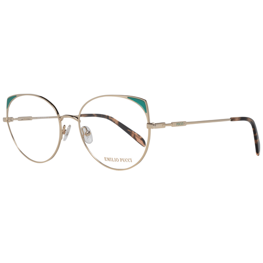Montures optiques dorées pour femmes Emilio Pucci
