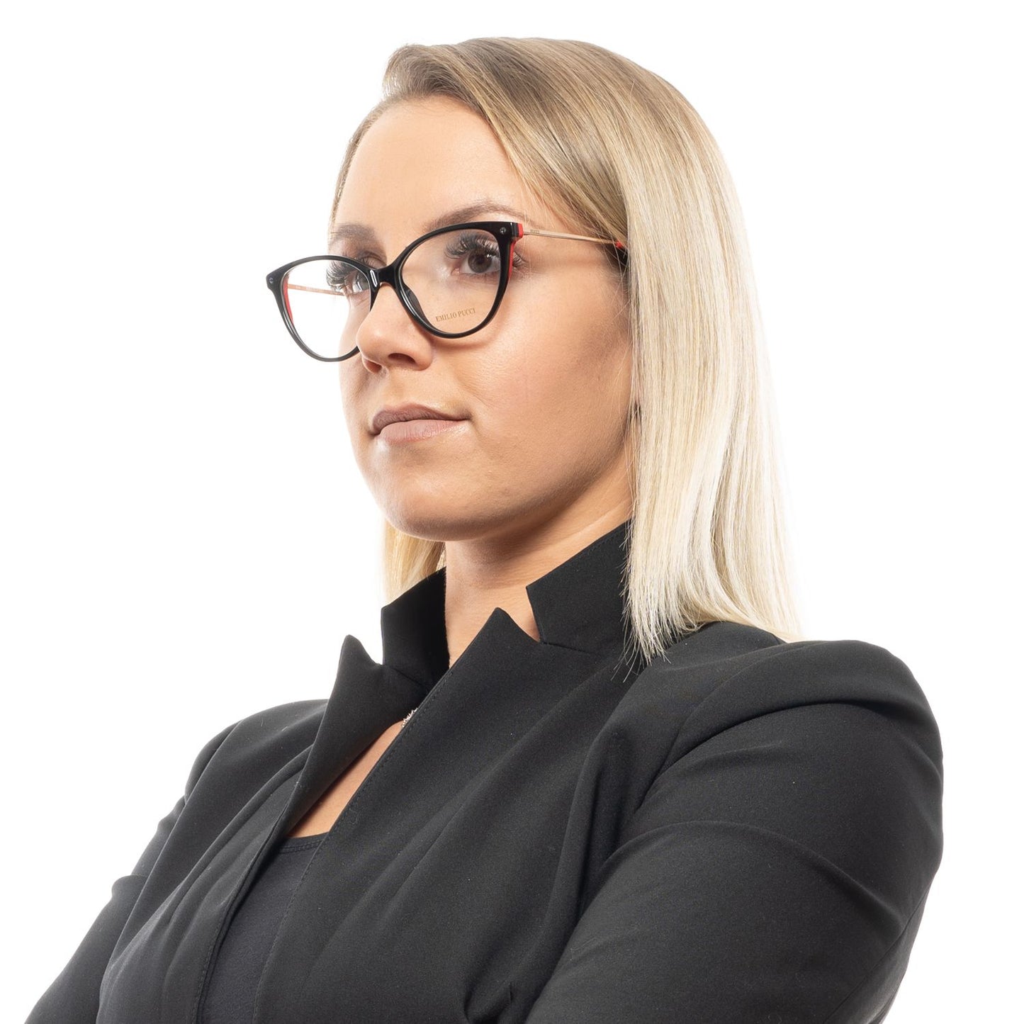 Montures optiques noires pour femmes Emilio Pucci