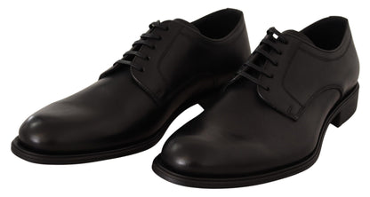Chaussures derby noires élégantes Dolce &amp; Gabbana
