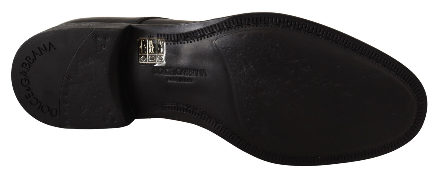 Chaussures derby noires élégantes Dolce &amp; Gabbana