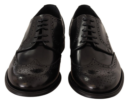 Chaussures Derby Oxford élégantes Dolce &amp; Gabbana à bout golf