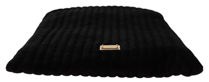 Sac porte-lunettes élégant en velours matelassé Dolce &amp; Gabbana