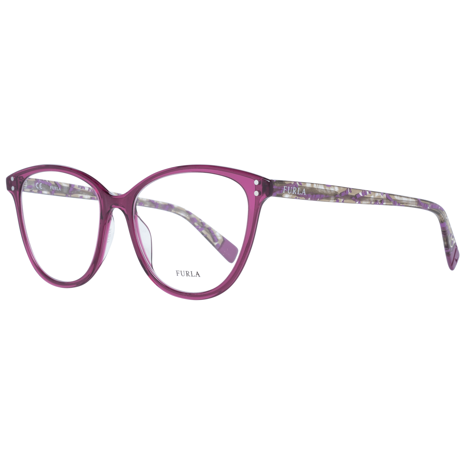 Furla Elegant Cat Eye Purple Eyeglasses for Women by Furla