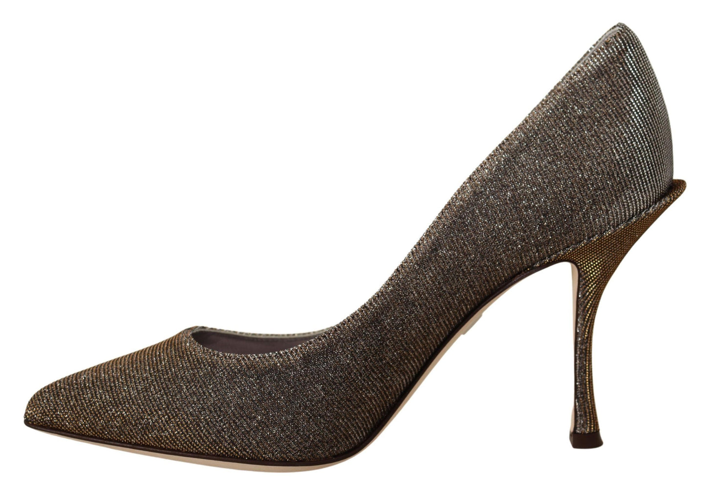 Escarpins Dolce &amp; Gabbana élégants à talons argentés classiques