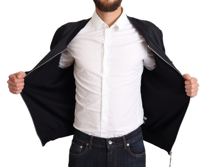 Dolce &amp; Gabbana Élégant blouson aviateur en soie mélangée