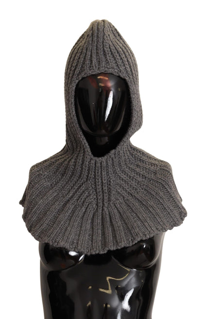 Dolce & Gabbana Gray 100% Cashmere Knitted Wrap One Size Scarf by Dolce & Gabbana