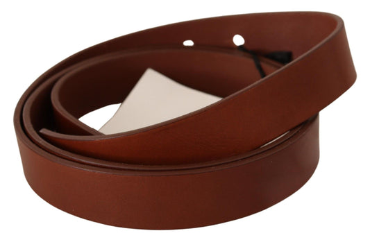 Ceinture élégante en cuir marron pour costume national