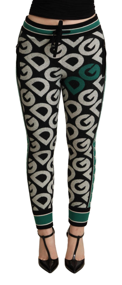Dolce & Gabbana Multicolor DG Mania Joggers Sweatpants by Dolce & Gabbana
