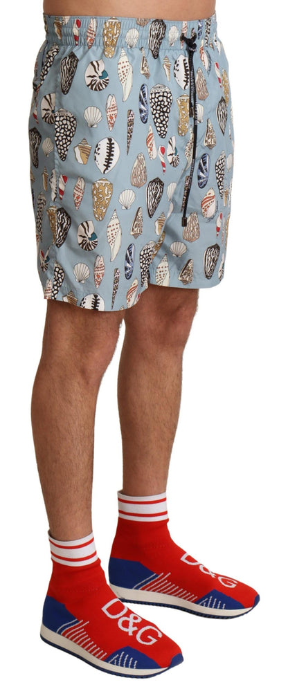 Maillot de bain élégant à imprimé coquillage Dolce &amp; Gabbana