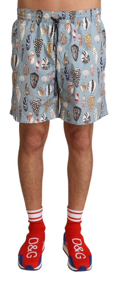 Maillot de bain élégant à imprimé coquillage Dolce &amp; Gabbana