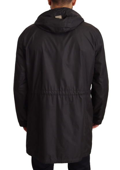Dolce &amp; Gabbana Élégant blouson à capuche noir