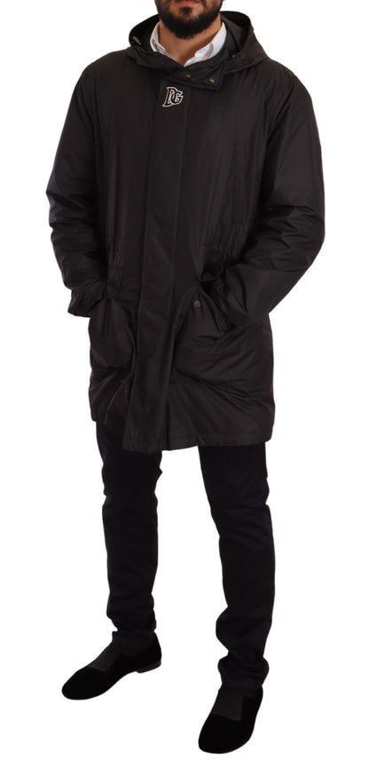 Dolce &amp; Gabbana Élégant blouson à capuche noir