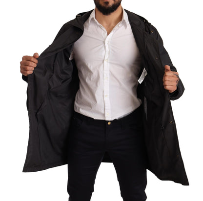 Dolce &amp; Gabbana Élégant blouson à capuche noir