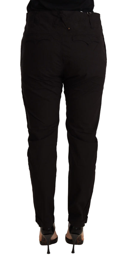 CYCLE Black Mid Waist BAGGY Fit Skinny Trouser by CYCLE