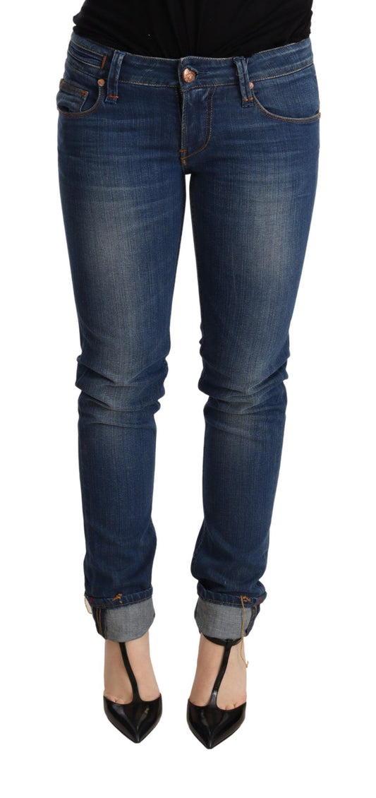 Jean skinny push-up bleu délavé Eight Chic