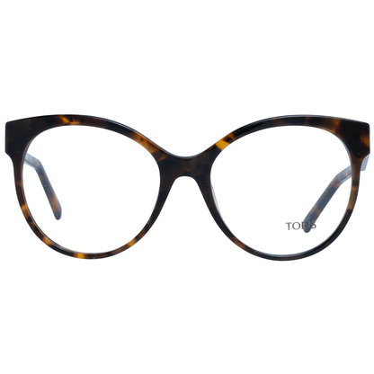 Tod's Chic Brown Round Full-Rim Women's Glasses by Tod's