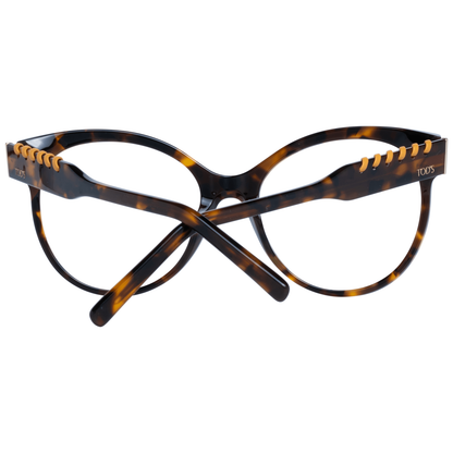 Tod's Chic Brown Round Full-Rim Women's Glasses by Tod's