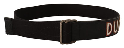 Ceinture élégante en mélange de coton et de cuir pour costume national