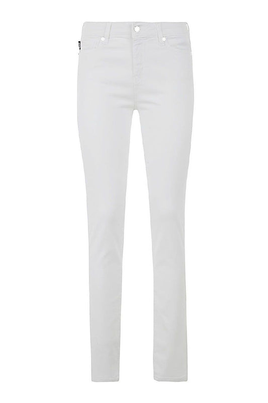 Love Moschino White Cotton Women's Jeans by Love Moschino