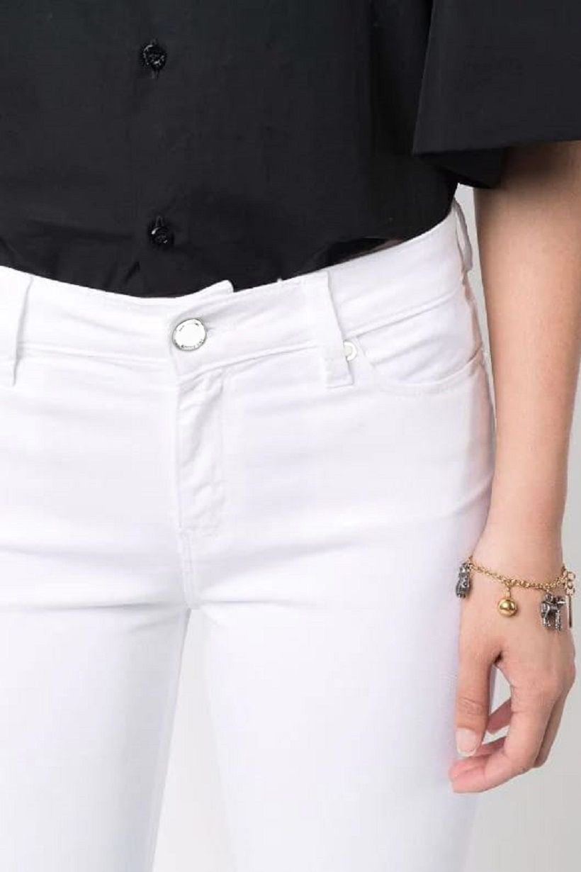 Love Moschino White Cotton Women's Jeans by Love Moschino