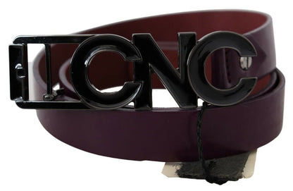 Ceinture élégante en cuir marron riche pour costume national