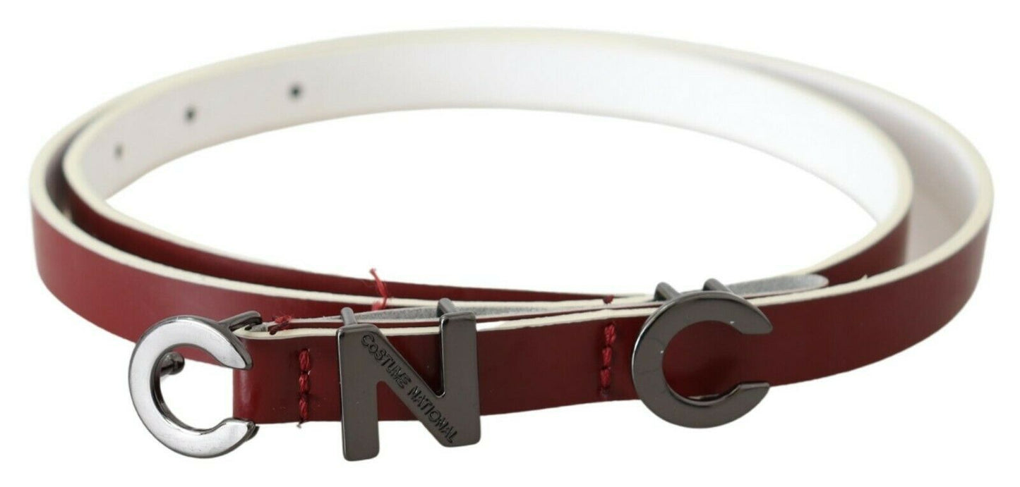 Ceinture en cuir marron chic et tendance pour costume national