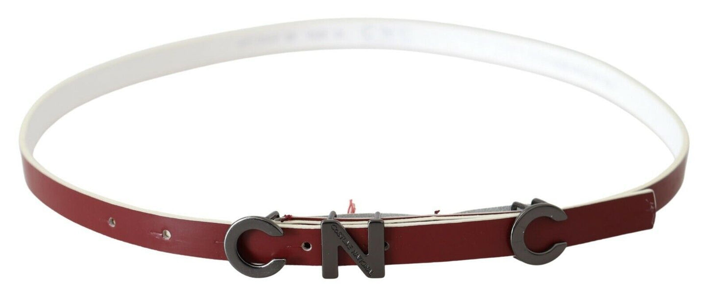 Ceinture en cuir marron chic et tendance pour costume national