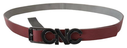 Ceinture élégante en cuir marron pour costume national