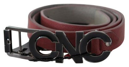 Ceinture élégante en cuir marron pour costume national
