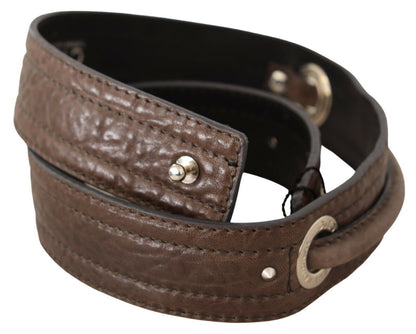 Ceinture élégante en cuir marron pour costume national