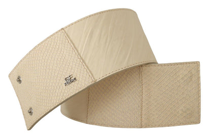 Ceinture élégante blanc cassé GF Ferre