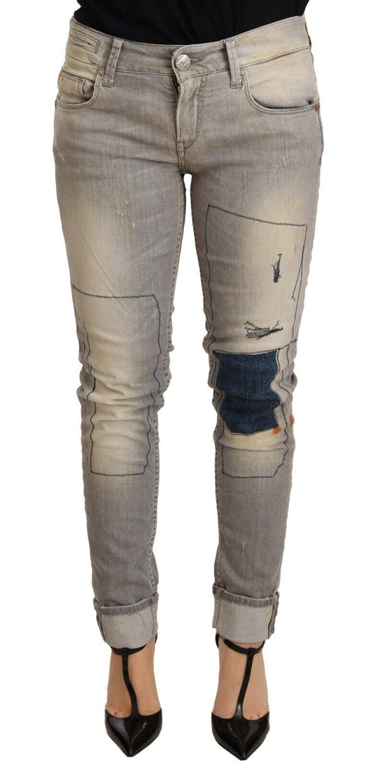 Jean slim gris délavé Eight Chic