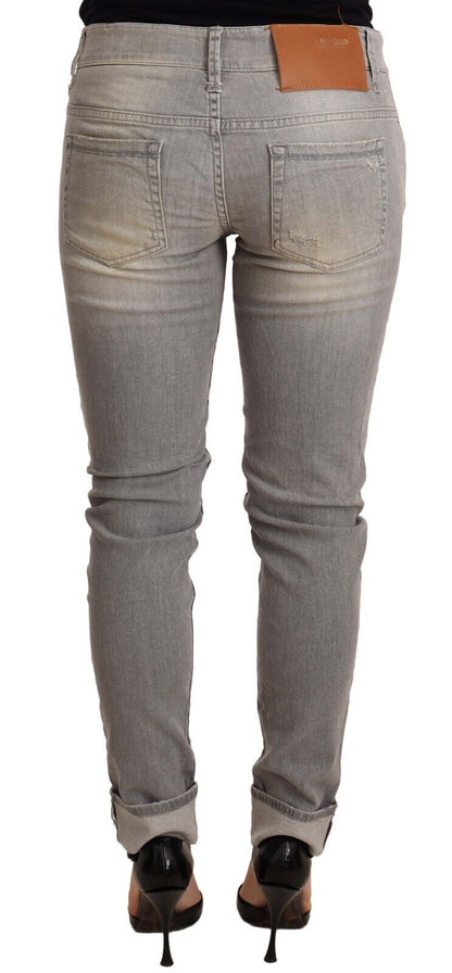 Jean slim gris délavé Eight Chic