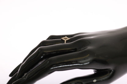 Bague élégante Nialaya en argent sertie de cristaux CZ