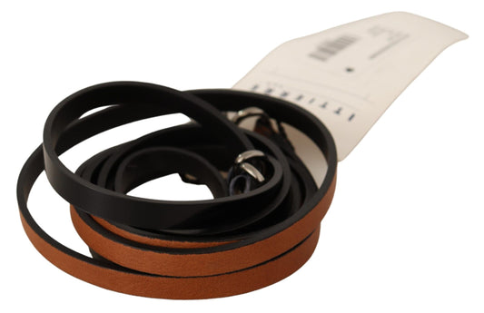 Ceinture élégante en cuir marron pour costume national