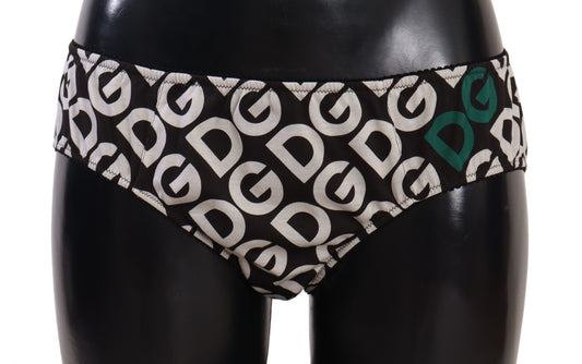 Bas Dolce &amp; Gabbana Chic imprimé logo DG noir et blanc