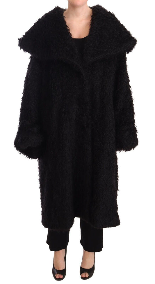 Veste trench-coat en fourrure élégante Dolce &amp; Gabbana Runway