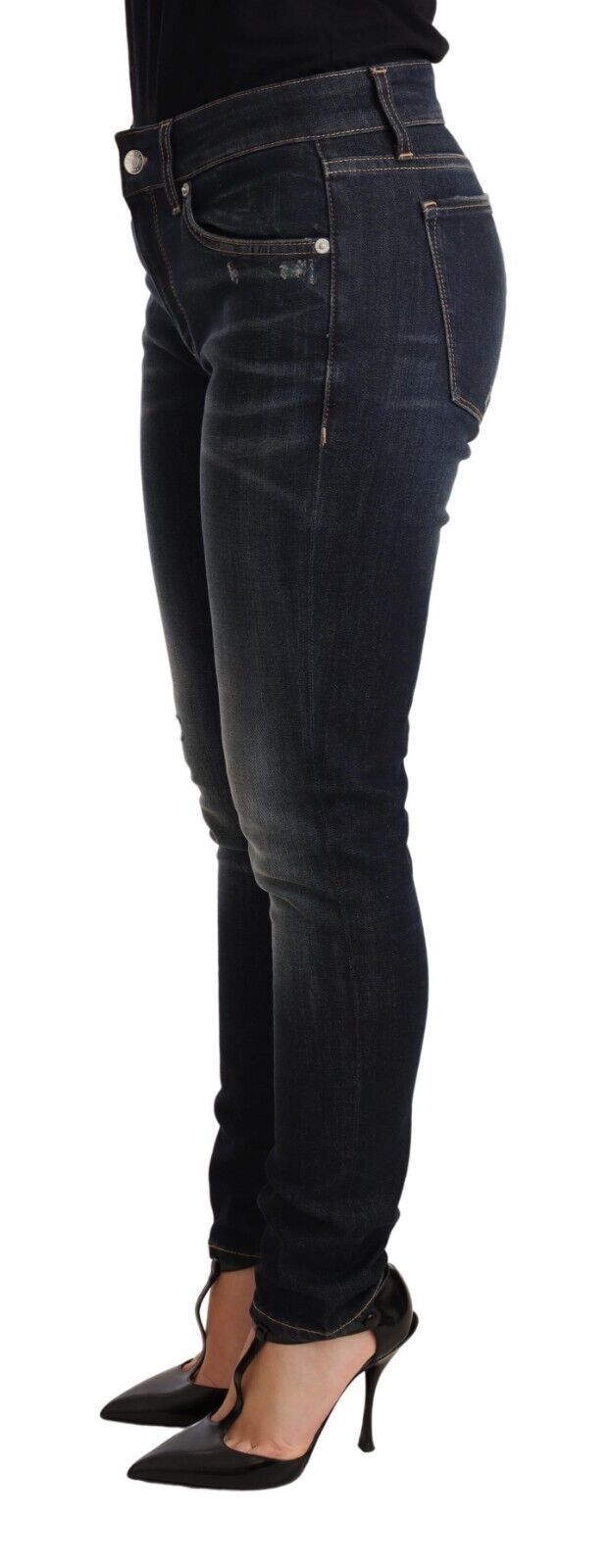 Dolce & Gabbana Blue Wash Slim Skinny Denim Cotton Stretch Jeans by Dolce & Gabbana