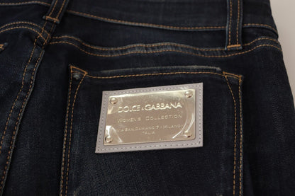 Dolce & Gabbana Blue Wash Slim Skinny Denim Cotton Stretch Jeans by Dolce & Gabbana