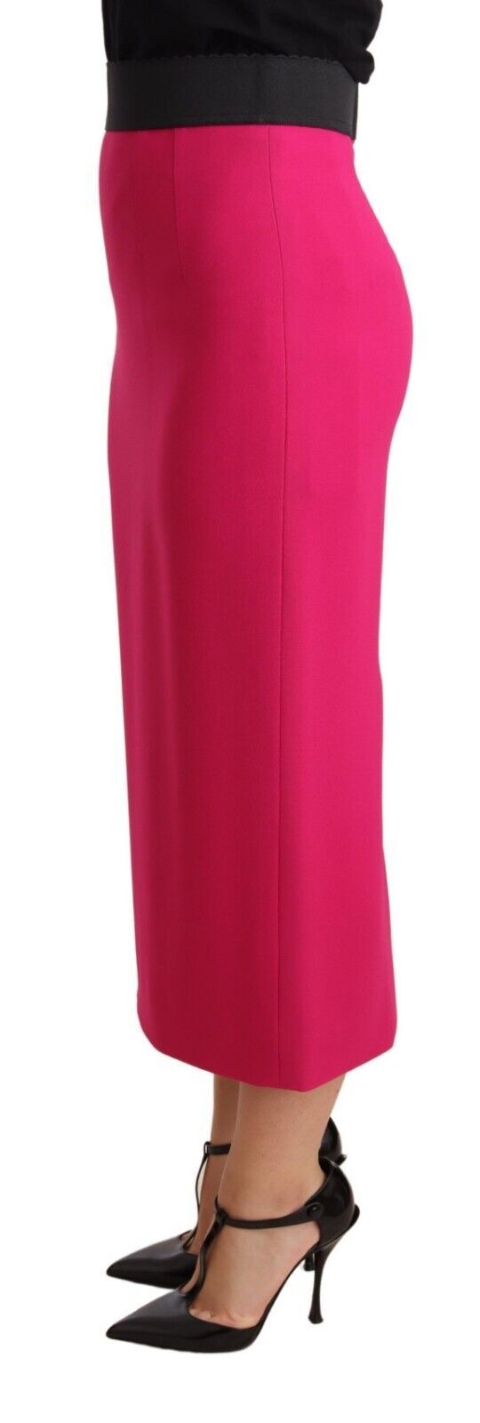 Jupe crayon taille haute élégante Dolce &amp; Gabbana en rose