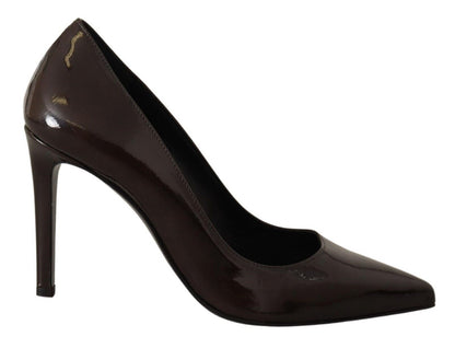 Escarpins à talons Sofia élégants en cuir marron