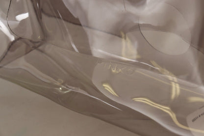 Pochette transparente chic PINKO pour une soirée élégante