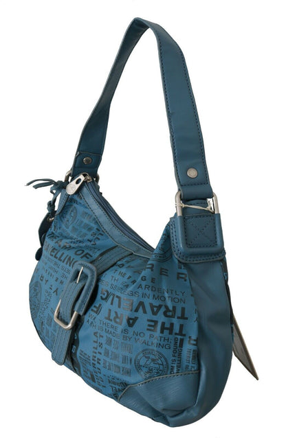 Sac bandoulière WAYFARER Chic en tissu bleu - Parfait pour l'élégance au quotidien